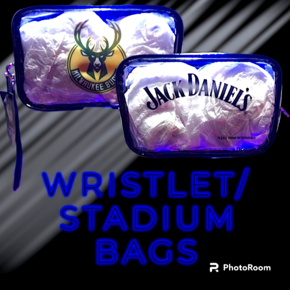 Limited Edition Jack Daniels/Milwaukee Bucks Stadium Bag - Wristlet